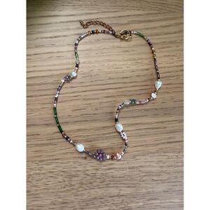 Beaded Flower Necklace